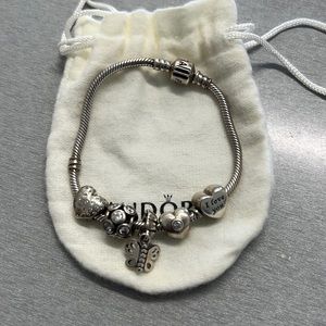 Pandora bracelet and charms